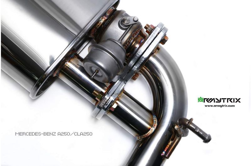 Armytrix exhaust systems for Mercedes Benz C117 CLA180/CLA200 (2013-2015) valvetronic exhaust system