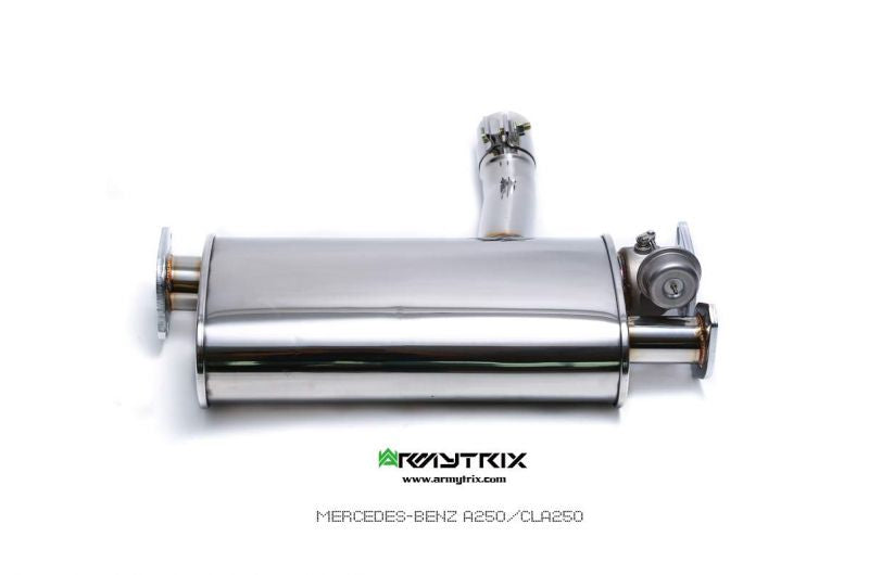 Armytrix exhaust systems for Mercedes Benz C117 CLA180/CLA200 (2013-2015) valvetronic exhaust system