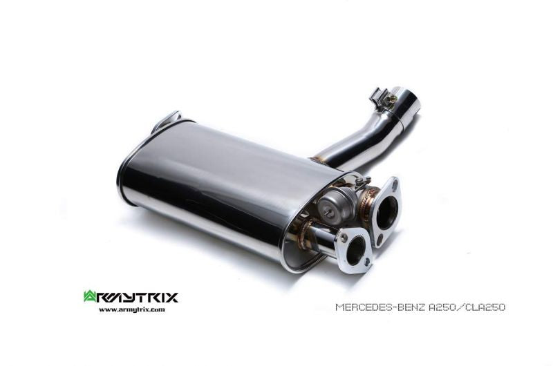 Armytrix exhaust systems for Mercedes Benz C117 CLA180/CLA200 (2013-2015) valvetronic exhaust system