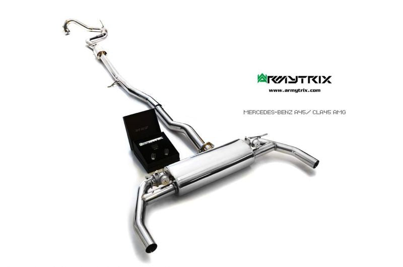 Výfukové systémy Armytrix pro Mercedes-AMG C117 CLA45 (2013-2019) valvetronic exhaust system