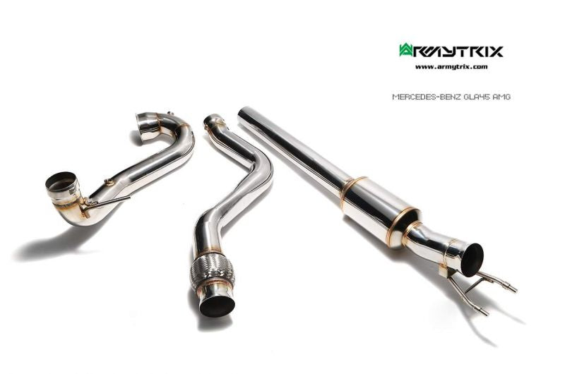 Armytrix exhaust system for Mercedes-AMG X156 GLA45 (2013-2019) valvetronic exhaust system