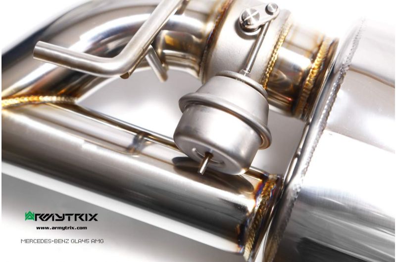 Armytrix exhaust system for Mercedes-AMG X156 GLA45 (2013-2019) valvetronic exhaust system