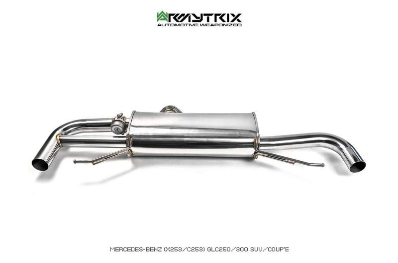 Armytrix exhaust system for Mercedes Benz X253 GLC250/GLC300 (2016-2018) valvetronic exhaust system