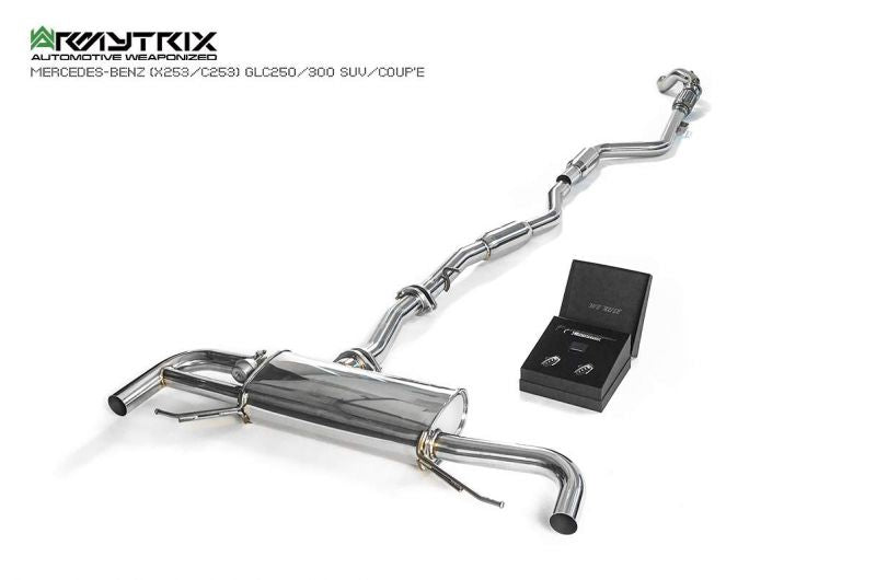 Výfukový systém Armytrix pro Mercedes Benz X253 GLC250/GLC300 (2016-2018) valvetronic exhaust system