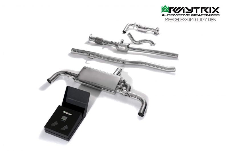 Armytrix exhaust systems for Mercedes-AMG W177 A35 (2019-Present) valvetronic exhaust system