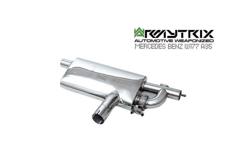 Armytrix exhaust systems for Mercedes-AMG W177 A35 (2019-Present) valvetronic exhaust system