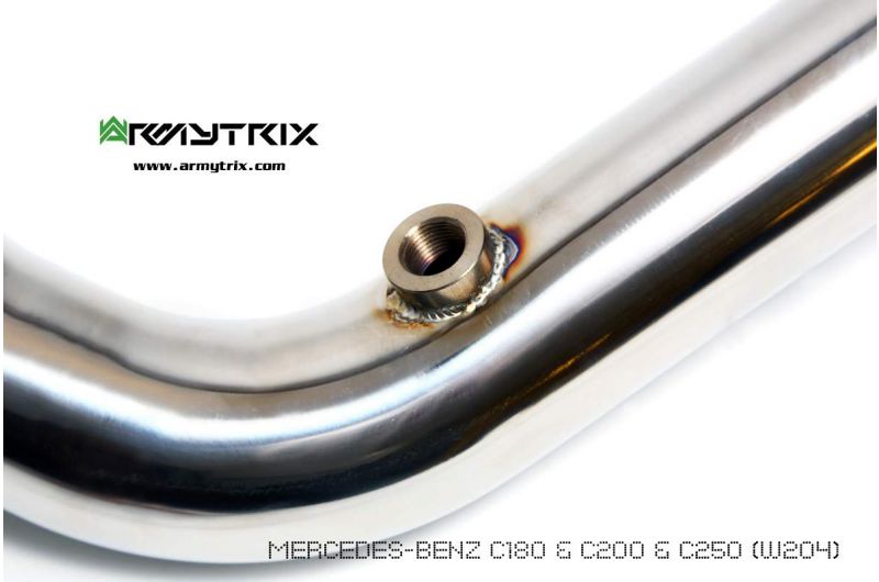 Armytrix exhaust systems for Mercedes Benz W204 C180/C200/C250 1.8 Turbo (2011-2014) valvetronic exhaust system