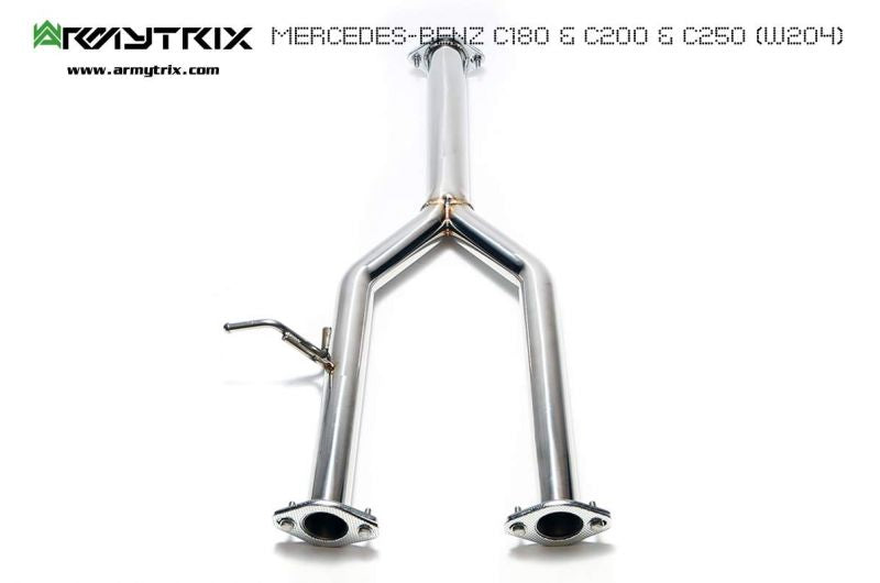 Armytrix exhaust systems for Mercedes Benz W204 C180/C200/C250 1.8 Turbo (2011-2014) valvetronic exhaust system