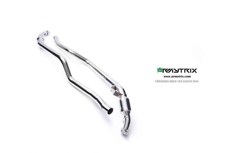 Armytrix exhaust systems for Mercedes-AMG W204 C63 (2008-2014) valvetronic exhaust system