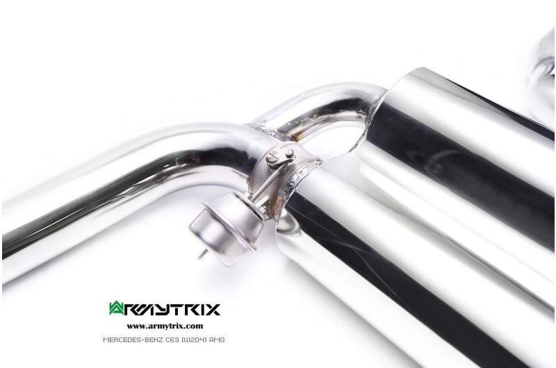 Armytrix exhaust systems for Mercedes-AMG W204 C63 (2008-2014) valvetronic exhaust system