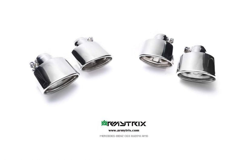 Armytrix exhaust systems for Mercedes-AMG W204 C63 (2008-2014) valvetronic exhaust system