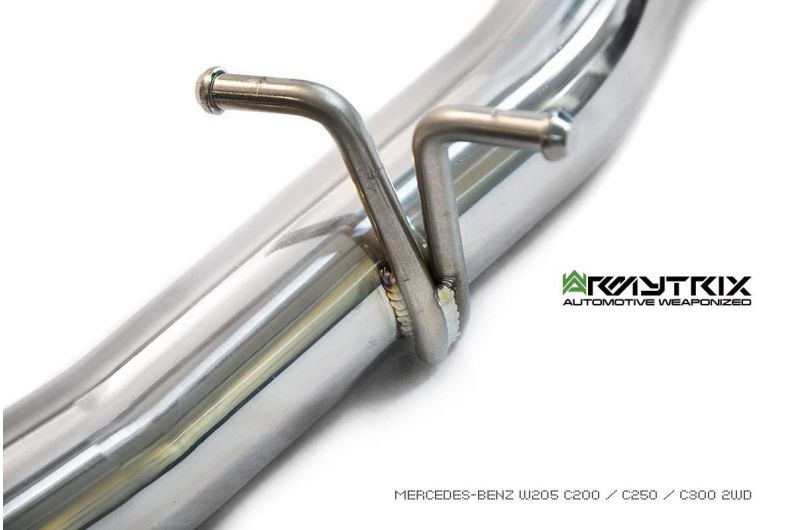 Armytrix exhaust system for Mercedes Benz W205 C200/C300 Facelift (2019-2021) valvetronic exhaust system