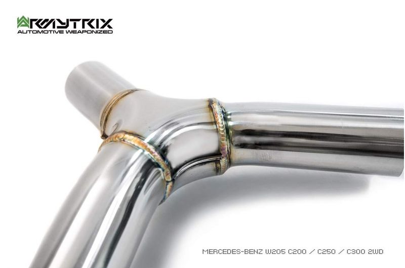 Armytrix exhaust system for Mercedes Benz W205 C200/C300 Facelift (2019-2021) valvetronic exhaust system