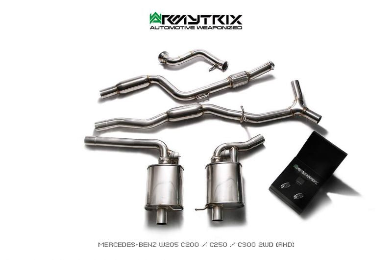 Armytrix exhaust systems for Mercedes Benz W205 C200/C250/C300 (2014-2018) valvetronic exhaust system