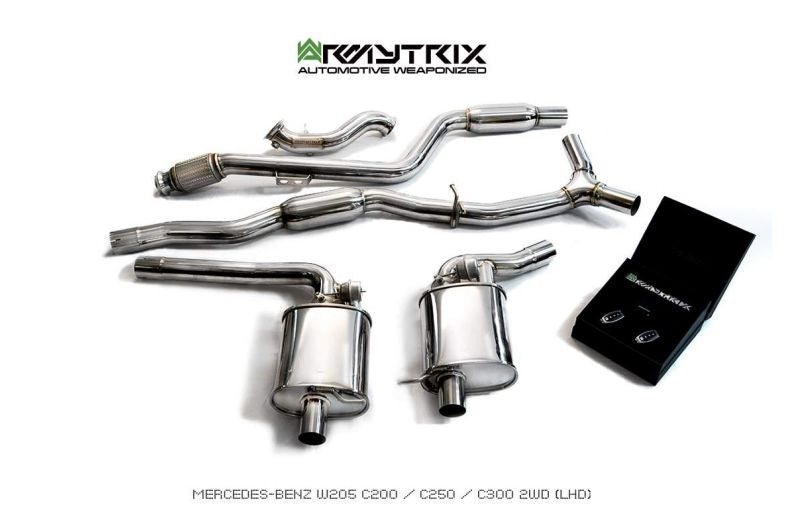 Armytrix exhaust systems for Mercedes Benz W205 C200/C250/C300 (2014-2018) valvetronic exhaust system