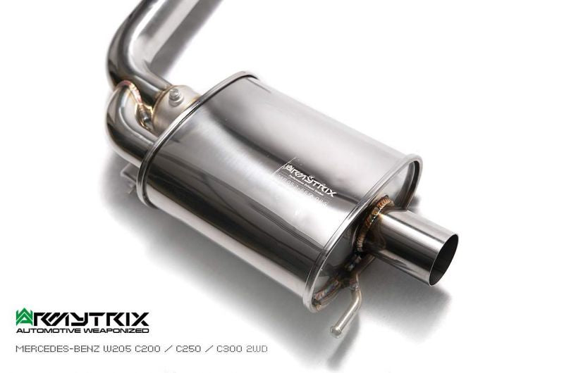 Armytrix exhaust system for Mercedes Benz W205 C200/C300 Facelift (2019-2021) valvetronic exhaust system