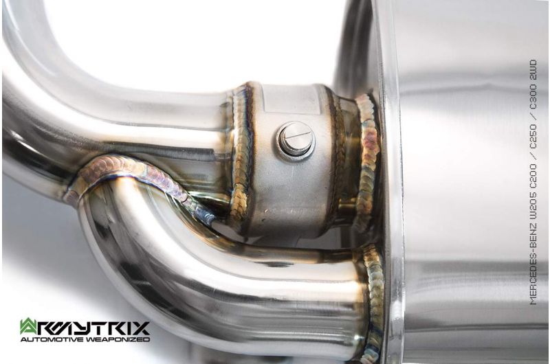 Výfukový systém Armytrix pro Mercedes Benz W205 C200/C300 Facelift (2019-2021) valvetronic exhaust system