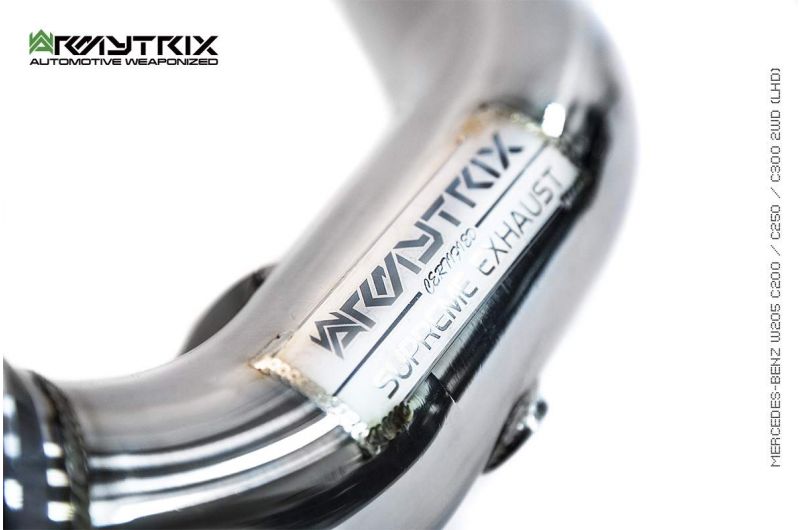 Armytrix exhaust system for Mercedes Benz W205 C200/C300 Facelift (2019-2021) valvetronic exhaust system