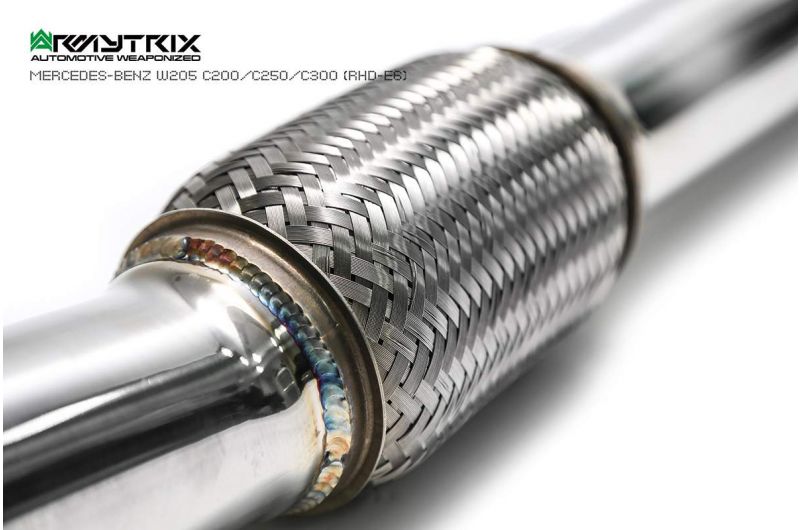 Armytrix exhaust systems for Mercedes Benz W205 C200/C250/C300 (2014-2018) valvetronic exhaust system