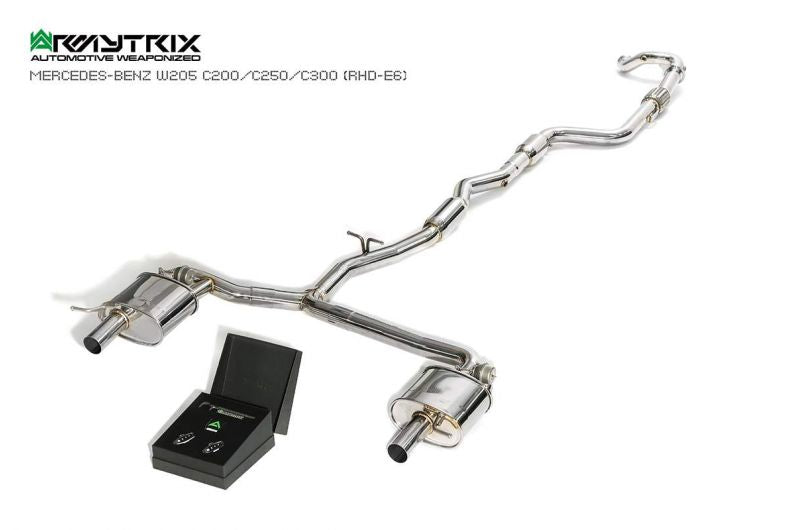 Výfukové systémy Armytrix pro Mercedes Benz W205 C200/C250/C300 (2014-2018) valvetronic exhaust system