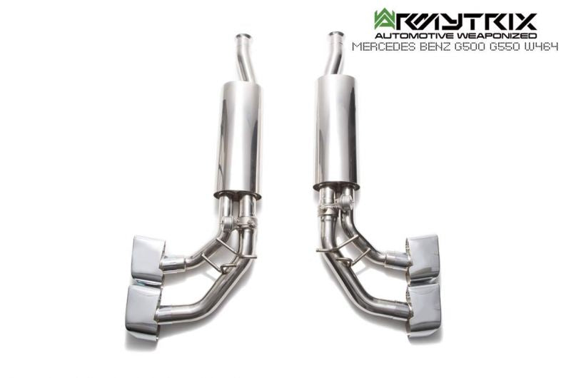 Armytrix exhaust system for Mercedes Benz W463A G500 (2018-present) valvetronic exhaust system