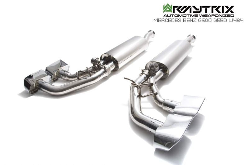 Armytrix exhaust system for Mercedes Benz W463A G500 (2018-present) valvetronic exhaust system