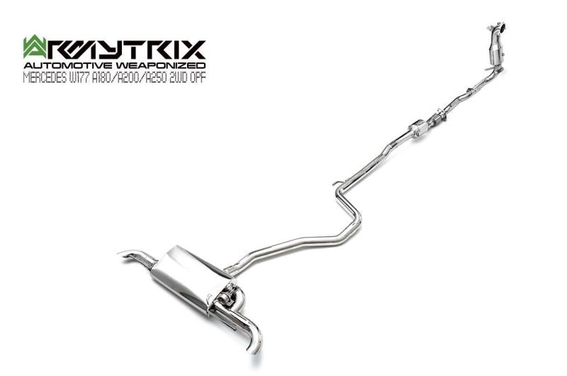 Armytrix exhaust systems for Mercedes Benz W177 A180/A200/A250 2WD OPF (2019-present) valvetronic exhaust system