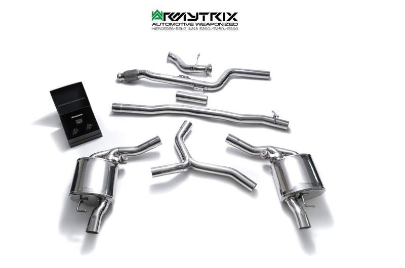 Armytrix exhaust system for Mercedes Benz W213 E200/E250/E300 (2016-present) valvetronic exhaust system