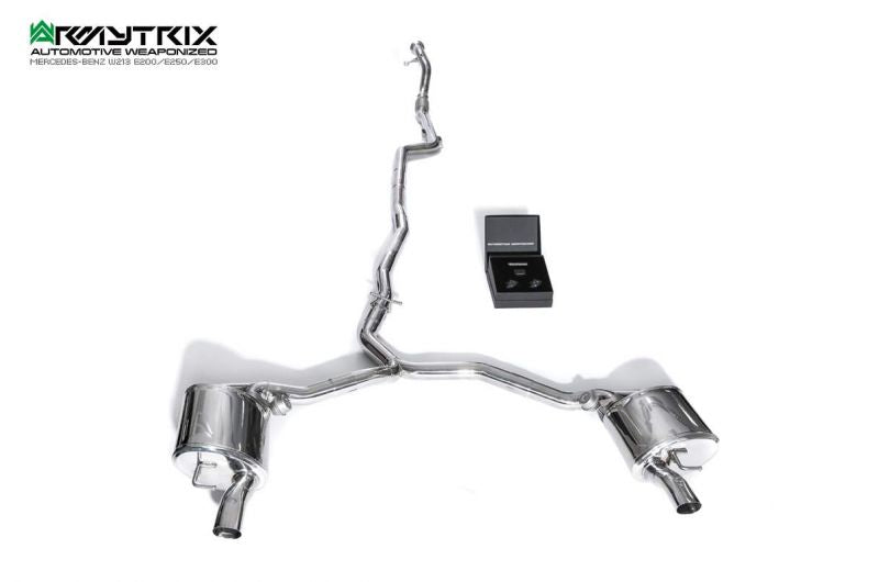 Armytrix exhaust system for Mercedes Benz W213 E200/E250/E300 (2016-present) valvetronic exhaust system