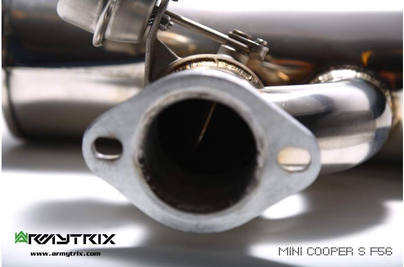 Výfukový systém Armytrix pro MINI Cooper S F55 2.0 turbo (2014-2018) valvetronic exhaust system