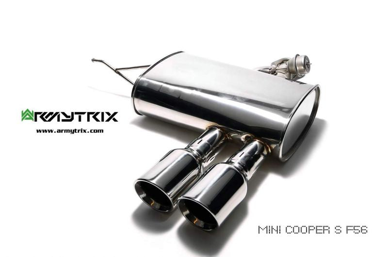 Armytrix exhaust system for MINI Cooper S F55 2.0 turbo (2014-2018) valvetronic exhaust system