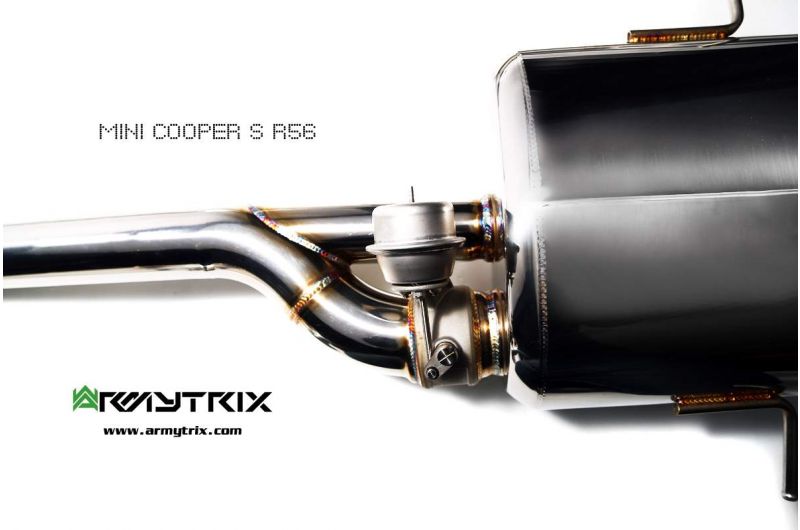 Výfukový systém Armytrix pro MINI Cooper S R56/R57/R58/R59 1.6 turbo (2010-2014) valvetronic exhaust system