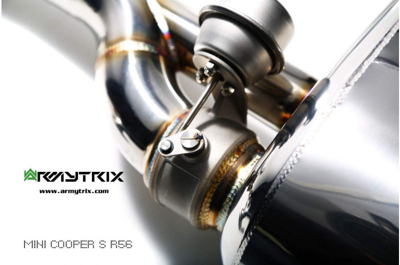 Výfukový systém Armytrix pro MINI Cooper S R56/R57/R58/R59 1.6 turbo (2010-2014) valvetronic exhaust system