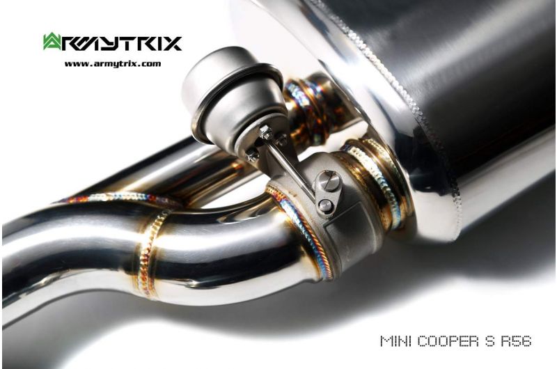 Výfukový systém Armytrix pro MINI Cooper S R56/R57/R58/R59 1.6 turbo (2010-2014) valvetronic exhaust system