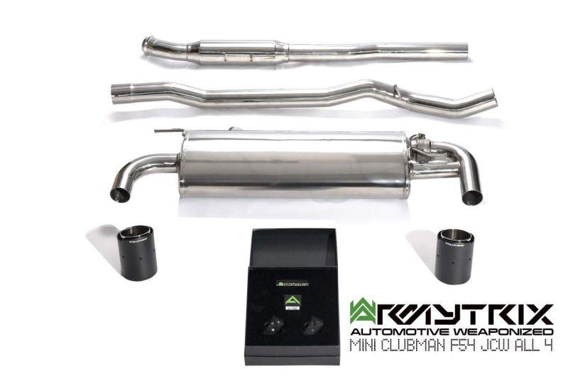 Armytrix exhaust system for Mini Clubman F54 JCW ALL 4 (2019-Present) valvetronic exhaust system