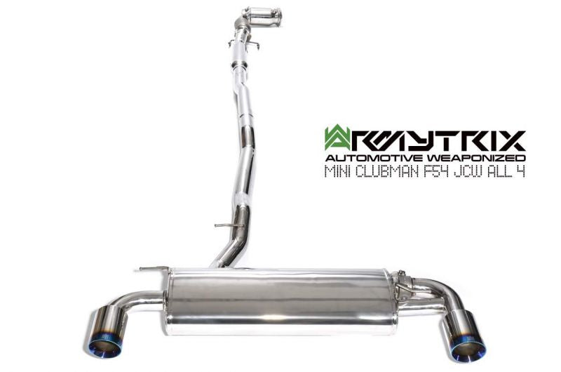 Armytrix exhaust system for Mini Clubman F54 JCW ALL 4 (2019-Present) valvetronic exhaust system