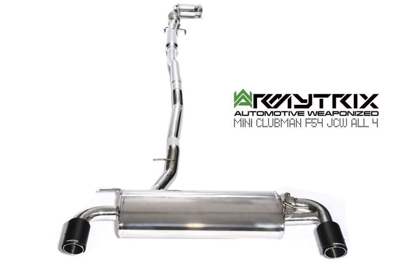 Armytrix exhaust system for Mini Clubman F54 JCW ALL 4 (2019-Present) valvetronic exhaust system