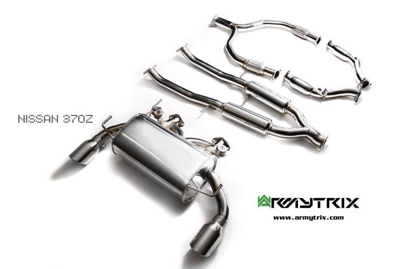 Výfukový systém Armytrix pro Nissan 370Z 3.7 V6 (2009-2020) valvetronic exhaust system