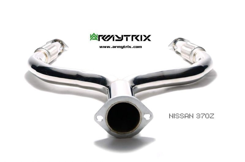 Armytrix exhaust system for Nissan 370Z 3.7 V6 (2009-2020) valvetronic exhaust system