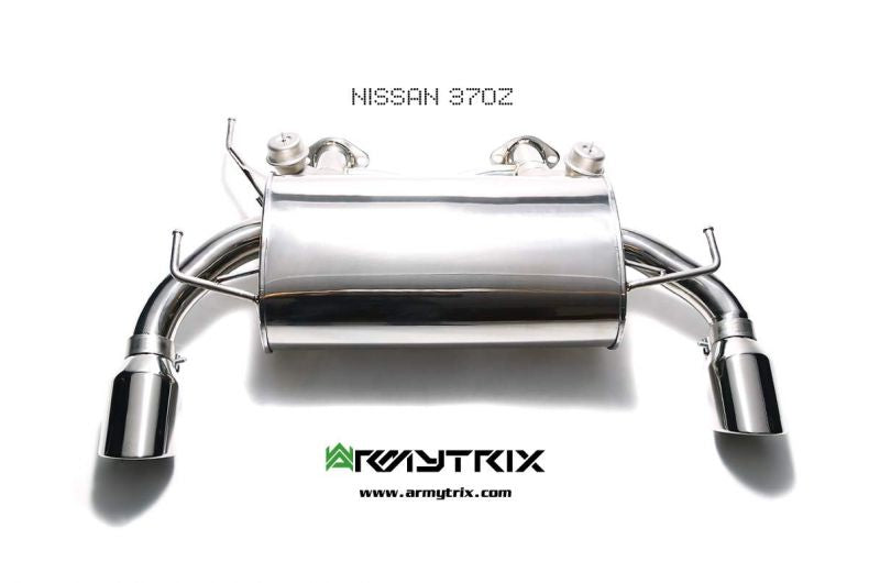 Armytrix exhaust system for Nissan 370Z 3.7 V6 (2009-2020) valvetronic exhaust system