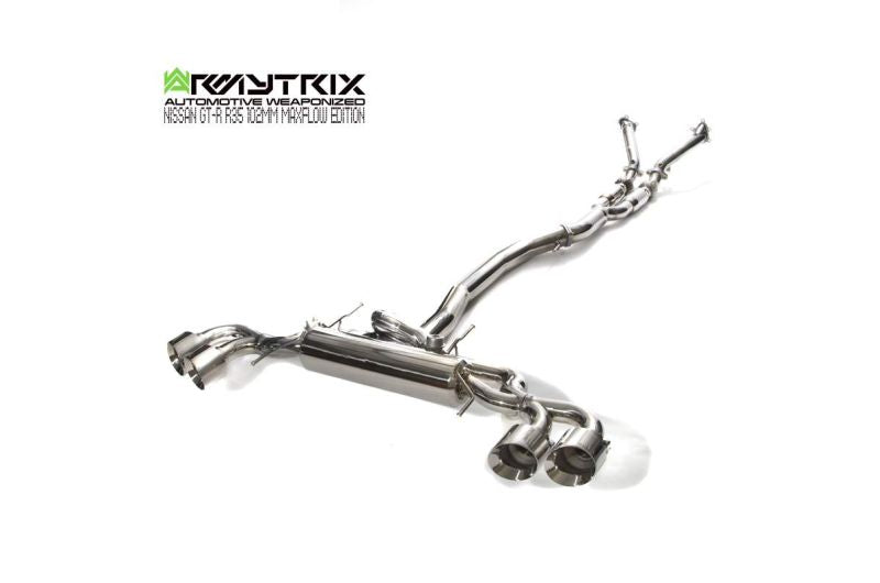 Armytrix exhaust system for Nissan GT-R R35 3.8 Twin-Turbo V6 (2007-Present) Maxflow Edition valvetronic exhaust system