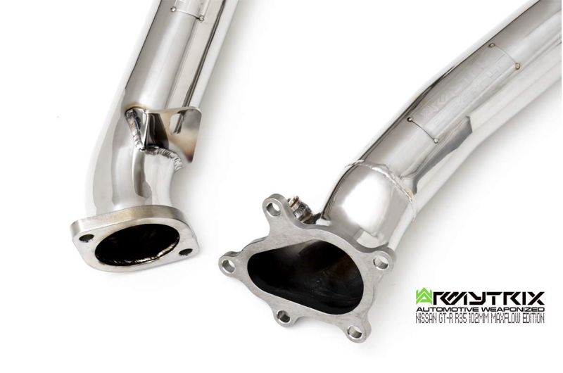 Armytrix exhaust system for Nissan GT-R R35 3.8 Twin-Turbo V6 (2007-Present) Maxflow Edition valvetronic exhaust system