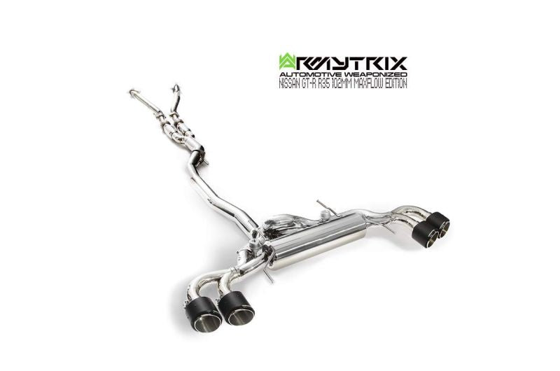 Armytrix exhaust system for Nissan GT-R R35 3.8 Twin-Turbo V6 (2007-Present) Maxflow Edition valvetronic exhaust system