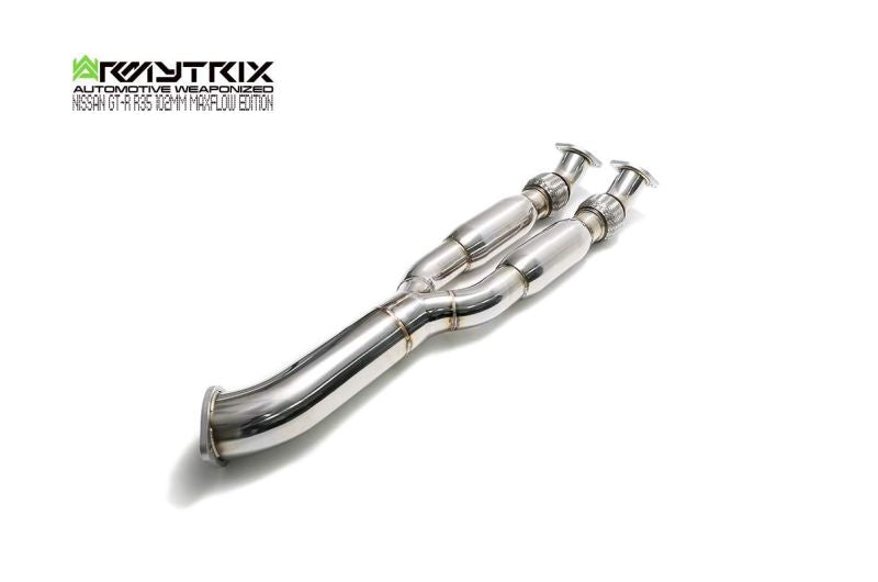 Armytrix exhaust system for Nissan GT-R R35 3.8 Twin-Turbo V6 (2007-Present) Maxflow Edition valvetronic exhaust system