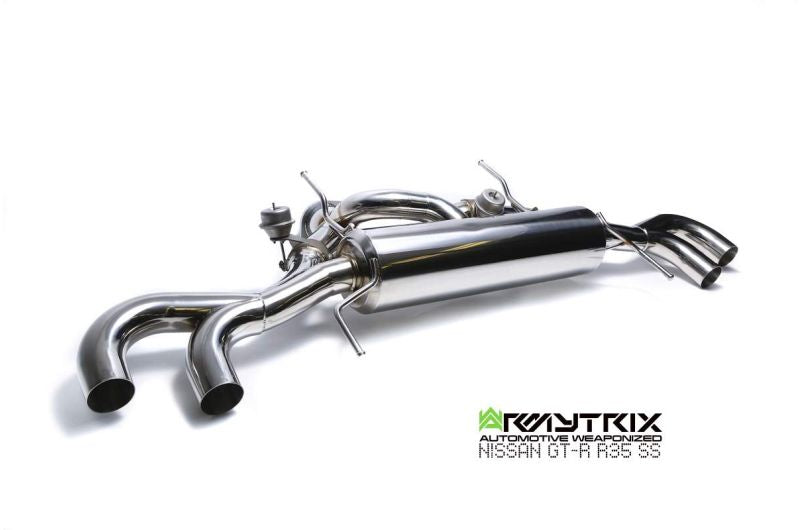 Armytrix exhaust system for Nissan GT-R R35 3.8 Twin-Turbo V6 (2007-Present) valvetronic exhaust system