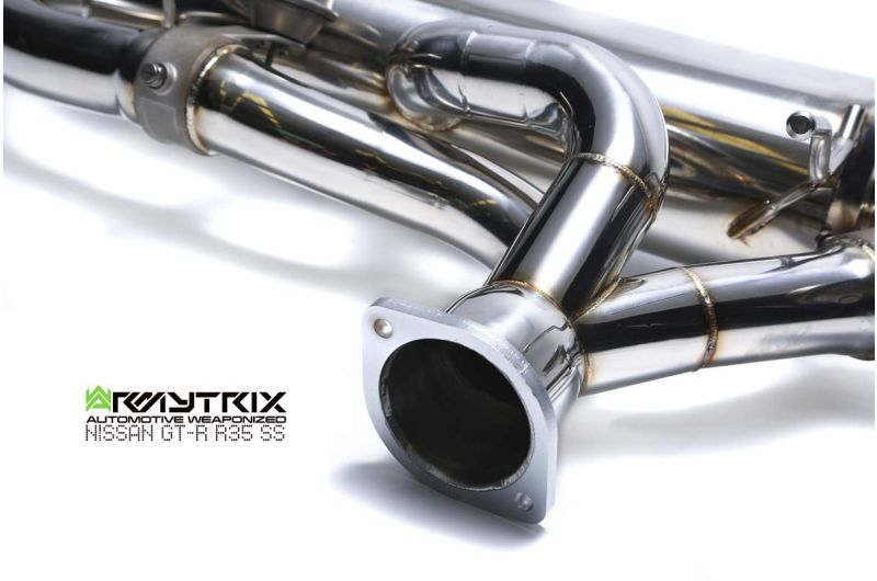 Armytrix exhaust system for Nissan GT-R R35 3.8 Twin-Turbo V6 (2007-Present) valvetronic exhaust system