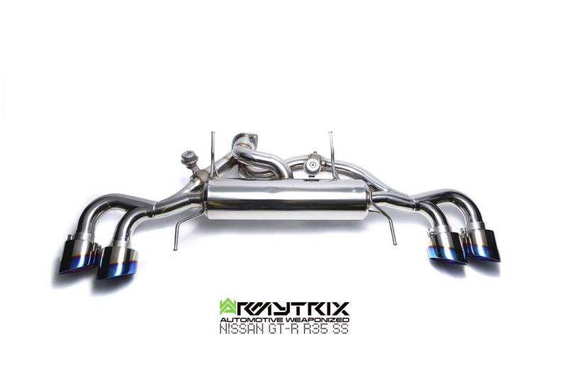 Armytrix exhaust system for Nissan GT-R R35 3.8 Twin-Turbo V6 (2007-Present) valvetronic exhaust system