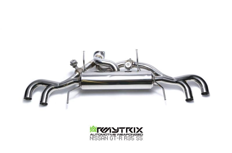 Armytrix exhaust system for Nissan GT-R R35 3.8 Twin-Turbo V6 (2007-Present) valvetronic exhaust system