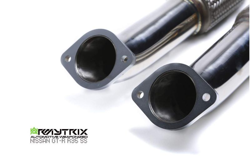 Armytrix exhaust system for Nissan GT-R R35 3.8 Twin-Turbo V6 (2007-Present) valvetronic exhaust system