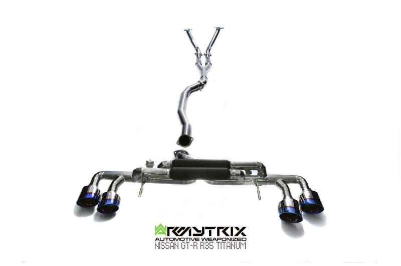 Armytrix exhaust system for Nissan GT-R R35 3.8 Twin-Turbo V6 (2017-Present) valvetronic exhaust system